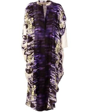 Silvia Tcherassi Ilse Printed Midi Dress - Blue