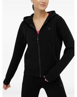 Guess Back Maxi Logo Scuba Sweatshirt - Black