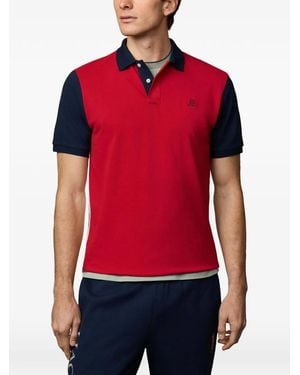 Hackett Polo Heritage H Con Diseño Colour Block - Rojo