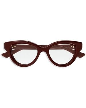 Gucci Bril Met Gg-Plakkaat - Bruin