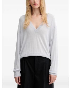 IRO Pullover Mit V-Ausschnitt - Weiß