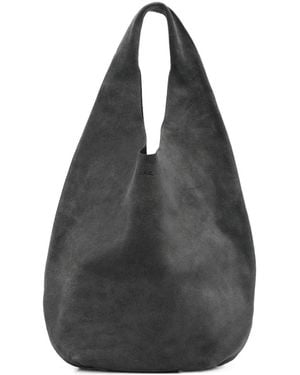 A.P.C. Sac Porté Épaule La Neige En Daim - Black