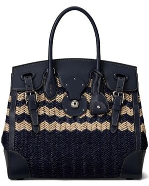 Ralph Lauren Sac À Main Ricky 33 - Bleu