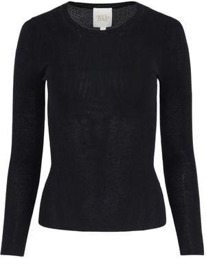Twp Ribbed Crewneck Jumper - Black