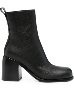 Sergio Rossi Bottes À Bout Carré - Black