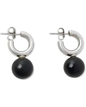 Lemaire Onyx Earrings - White