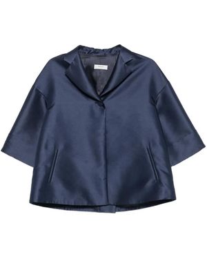 NINA 14.7 Chaqueta Con Acabado Satinado - Azul