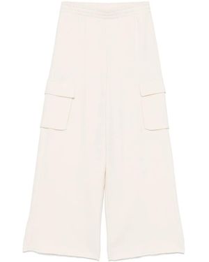 DKNY Wide-Leg Cargo Pants - Natural