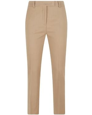 Incotex Pressed-Crease Tailored Pants - Natural