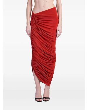 Magda Butrym Asymmetric Skirt - Red