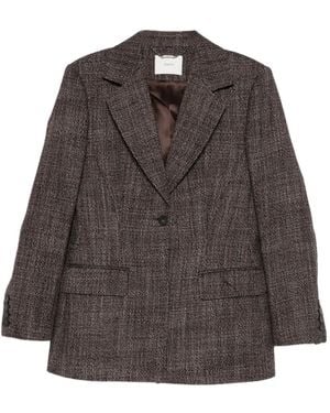 JOSEPH ノッチドポケット ジャケット - ブラウン