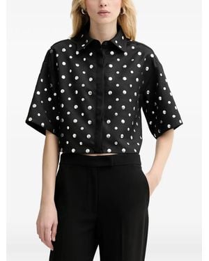 Silvian Heach Camicia Con Borchie - Nero