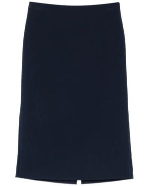 Ottod'Ame Midi-Kokerrok - Blauw
