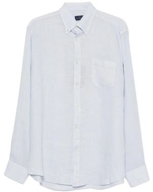 Paul & Shark Button-Down Collar Chest-Pocket Shirt - White