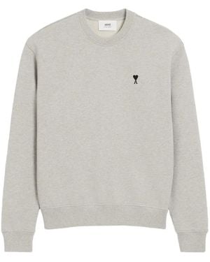 Ami Paris ハートロゴ スウェットシャツ - グレー