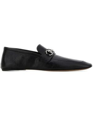 Gucci Horsebit Leather Loafers - White