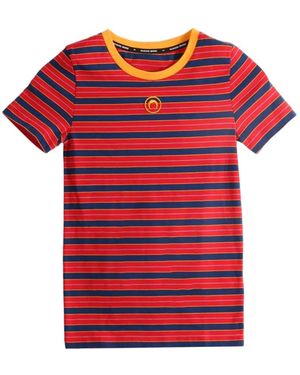 Marine Serre Camiseta Deadstock Moon Con Logo Bordado - Rojo