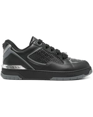 Versace Sports Shoes With Logo - Black