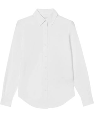 Brooks Brothers Buttoned-Collar Shirt - White
