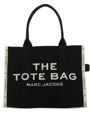 Marc Jacobs Large The Jacquard Tote Bag - Black