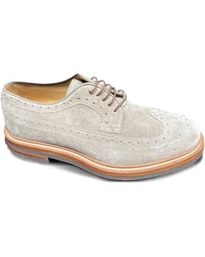 Brunello Cucinelli レザー ダービーシューズ - ホワイト