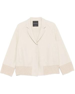 ROSSO35 Veste Boutonnée À Poignets Nervurés - Blanc