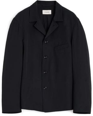 Lemaire Klassische Hemdjacke - Schwarz