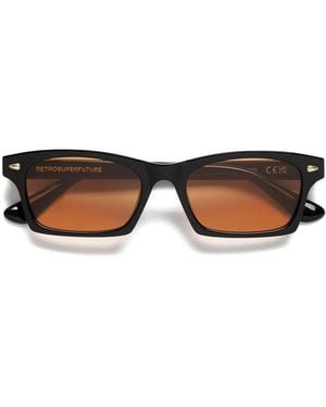 Retrosuperfuture Tayo Rectangle-Frame Sunglasses - Black