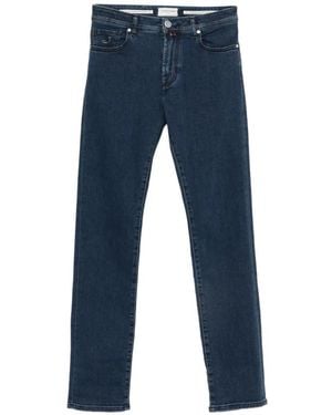 Jacob Cohen Logo-Patch Jeans - Blue