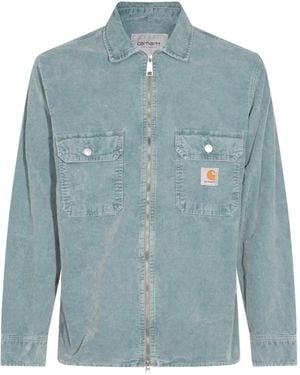 Carhartt Giacca-Camicia Reynold - Blu