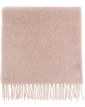 Canada Goose Tasselled Alpaca Scarf - Pink