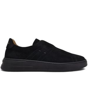 Henderson Devis Suede Sneakers - Black