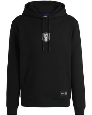 BOSS Sudadera con capucha de x NFL - Negro