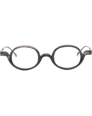 Rigards Gafas Con Montura Oval - Blanco