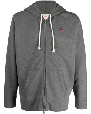 Levi's Zip Up Charcoal Heather Xx - Grey
