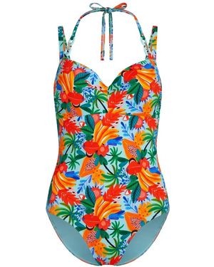 Marlies Dekkers Paradisa Floral-Print Swimsuit - White
