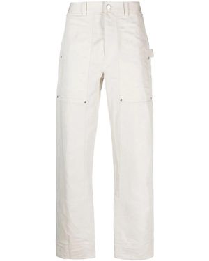 Helmut Lang Carpenter Straight-Leg Trousers - White