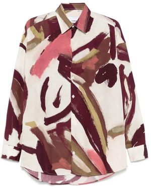Costumein アブストラクトパターン シャツ - レッド