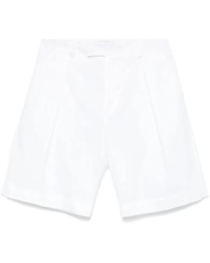 Low Brand Logo-Tag Shorts - White