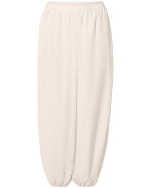 Loulou de Saison Elastic-Waist Trousers - White