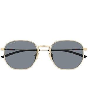 Gucci Round-Frame Sunglasses - Grey
