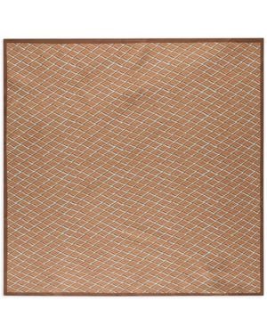 Slowear Patterned Silk Scarf - Natural