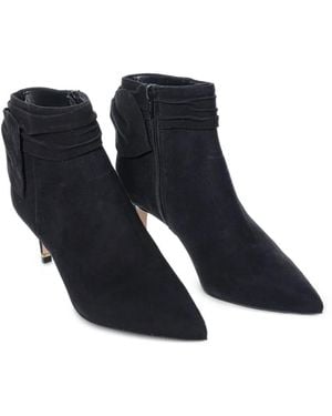Ted Baker Yona Bow-Detail Ankle Boots - Blue