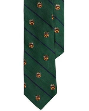 Polo Ralph Lauren Crest-Striped Tie - Green