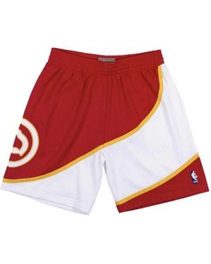 Mitchell & Ness Nba Atlanta Hawks 86 Swingman Shorts - Red