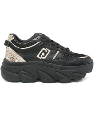 Liu Jo Logo-Plaque Sneakers - Black