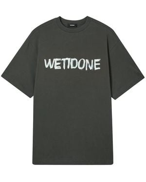 we11done T-Shirt À Imprimé Graphique - Black