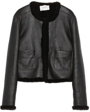 Dorothee Schumacher Reversible Shearling Leather Jacket - Black