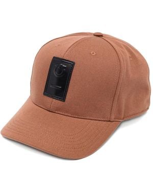 Ferragamo Logo-Embroidery Cap - Brown