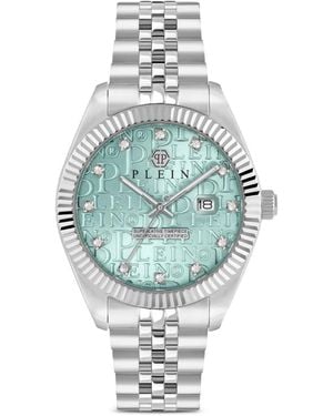 Philipp Plein Date Superlative 41Mm Watch - Blue